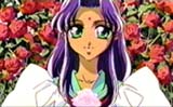 Anthy offering a rose