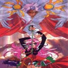 Utena drawing the sword from Anthy with Dios above