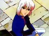 Mikage smiling