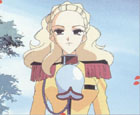 Nanami with a big silver bell