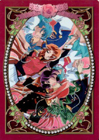 Touga, Saionji, Shiori, Juri, Miki, and Kozue together