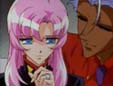 Utena and Akio looking at her ring