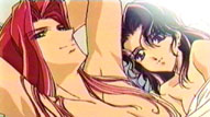 Touga and Shiori nude in bed