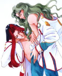 Touga checking Saiounji out